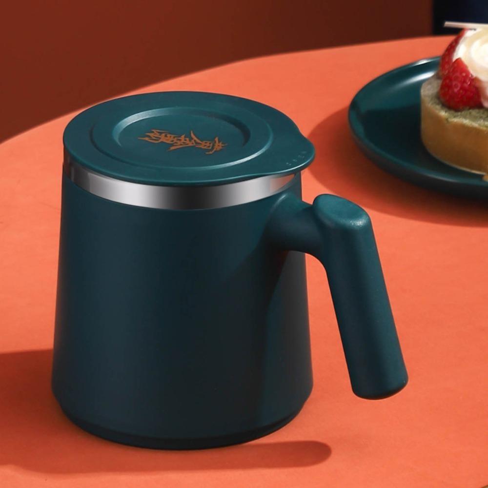 Rustless Steel Thermal Cup 420ml Drink Mug Sturdy Mug  Hot Water Storage