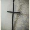 Gothic Victorian Black Cross Pendant Necklace for Women Men Halloween Personality Minimalism Amulet Collar Chain Jewelry Gifts