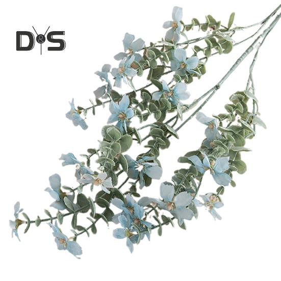 Simulace umělého hedvábí Květina Snadná péče Creative Mini Umělá orchidejová zelená rostlina