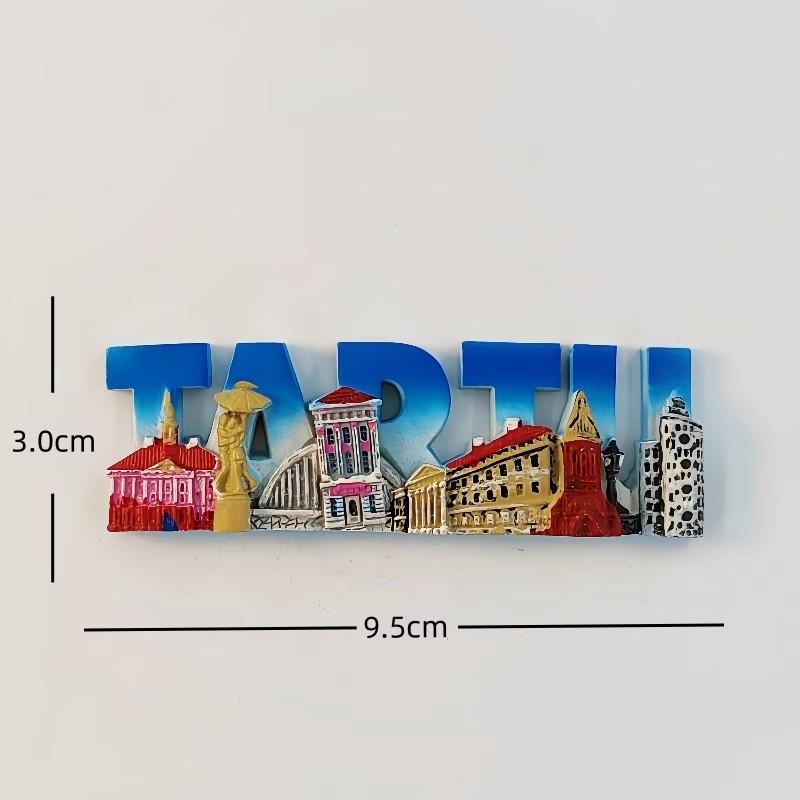 

Estonia Travelling Fridge Stickers Tallinn Tourism Souvenirs Fridge Magnets Home Decor Wedding Gifts