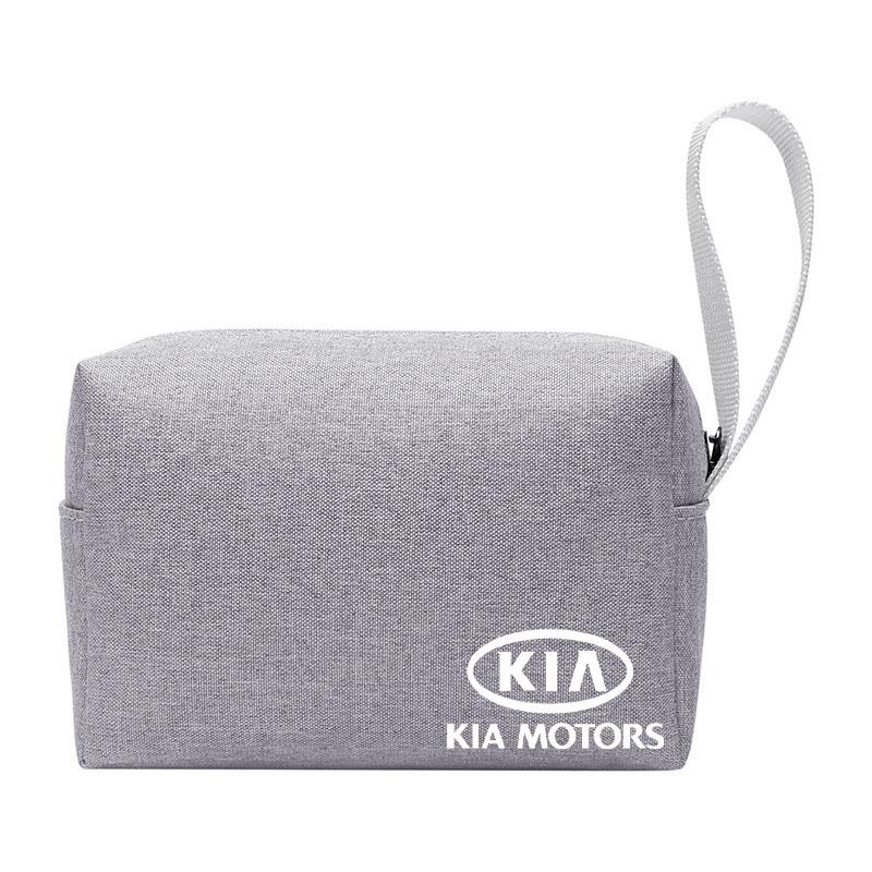 AHT1 Car Multi-function Storage Bag Portable Organizer Card Bag For KIA KN K3 K5 Sportage Sorento Picanto Ceed RIO 2 3 4 Accessories