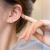 4 Pairs Minimalist Small Hoop Earrings Simple Plain Round Earrings Stainless Steel Earrings  Girls
