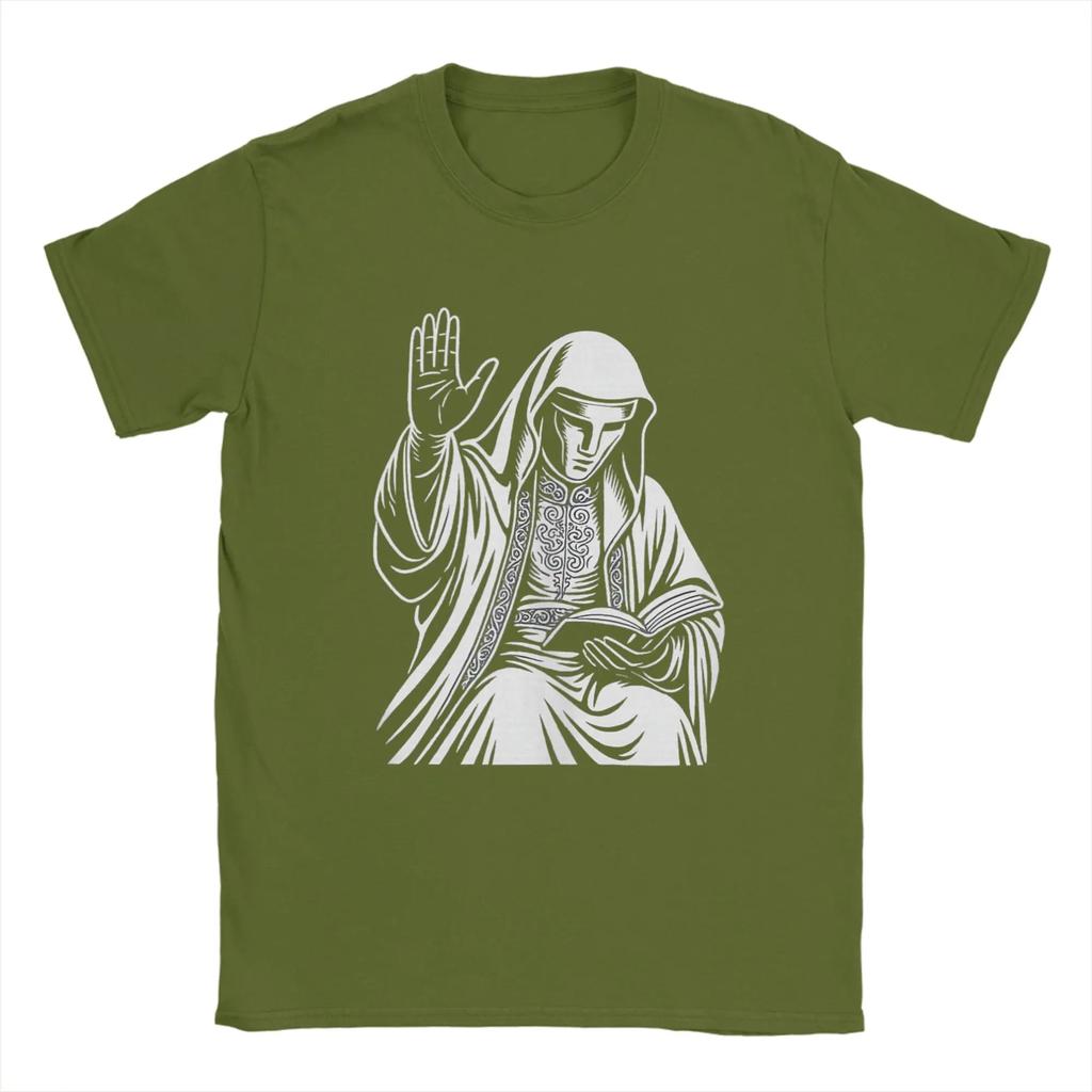 Funny Royal Greeting King Baldwin IV Jerusalem Meme T-Shirts for Men Round Neck Cotton T Shirt  Short Sleeve Tees Present Tops