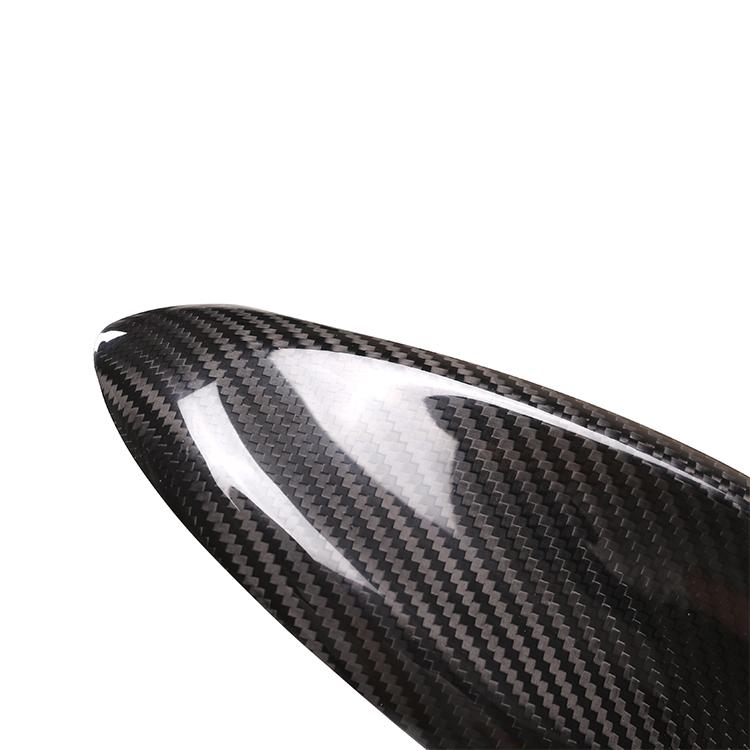 Johhar Real Carbon Fiber 3K Twill Glossy Shark Antenna Cover Decoration Protection for 2020 Alfa Romeo Giulia Stelvio