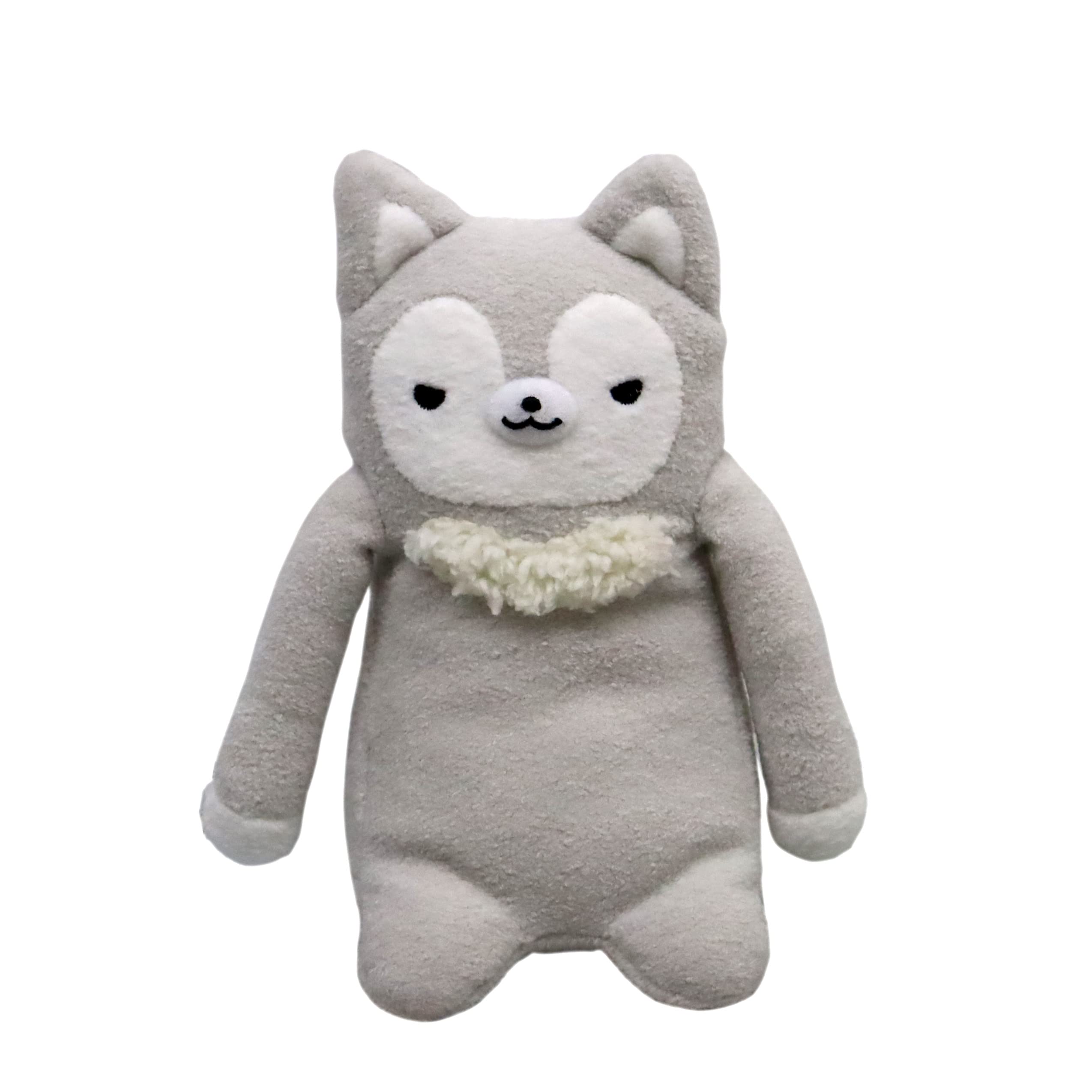 

Shinada Fluffy Sitting Toy Rufu Silver Gray Fumofumo-san (M) FWOS-0130WL серый