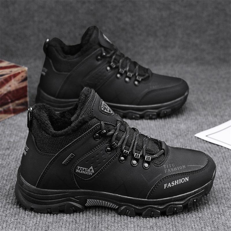 

Мужские ботинки, уличные мягкие кроссовки, ботинки для охоты в пустыне, треккинга и кемпинга 44 чёрный