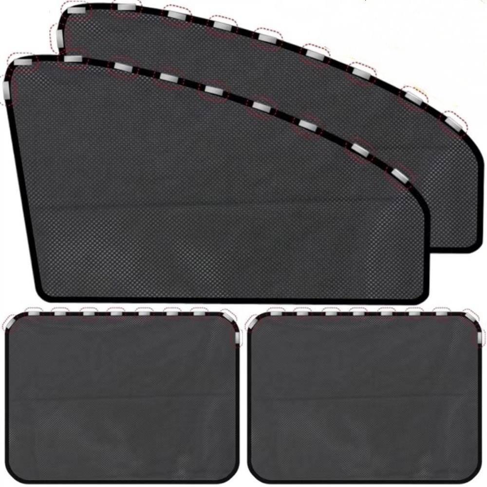 Pare-soleil de fenêtre à vue dégagée Rideaux pare-soleil de voiture pliables Accessoires automobiles avant arrière