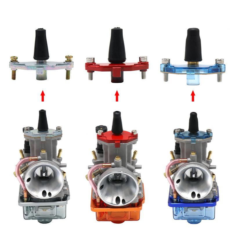 ZSDTRP Metal/Plastic Carburetor Top Cover Float Bowl kit for PWK21-34MM Motorcycles Accessories