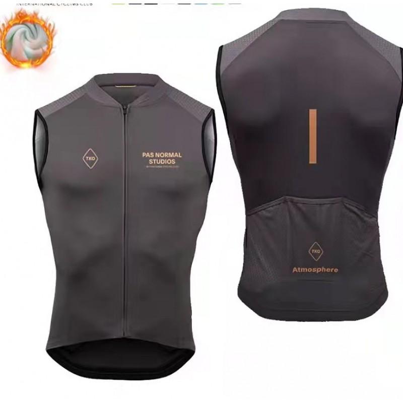 Fleece Vest Men Women Winter Cycling Jacket Windproof Warm Bike Outerwear