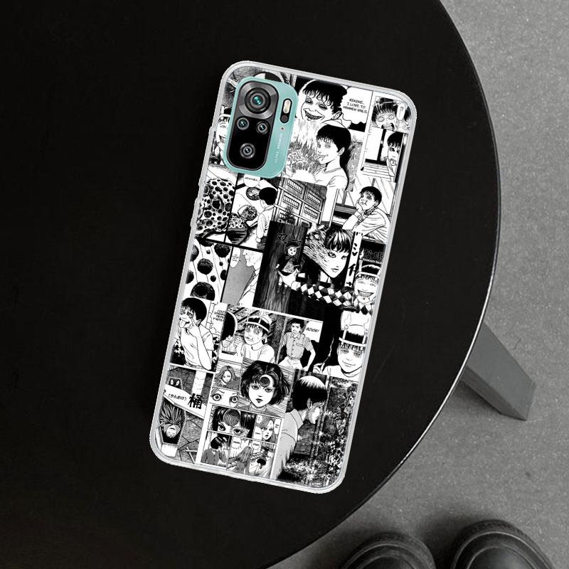 Japanese Horror Manga Style Phone Case Cover For Xiaomi Redmi Note 15 14 13 12 11 Pro Plus 14S 12S 11S 11T 11E 10S 10 Customized