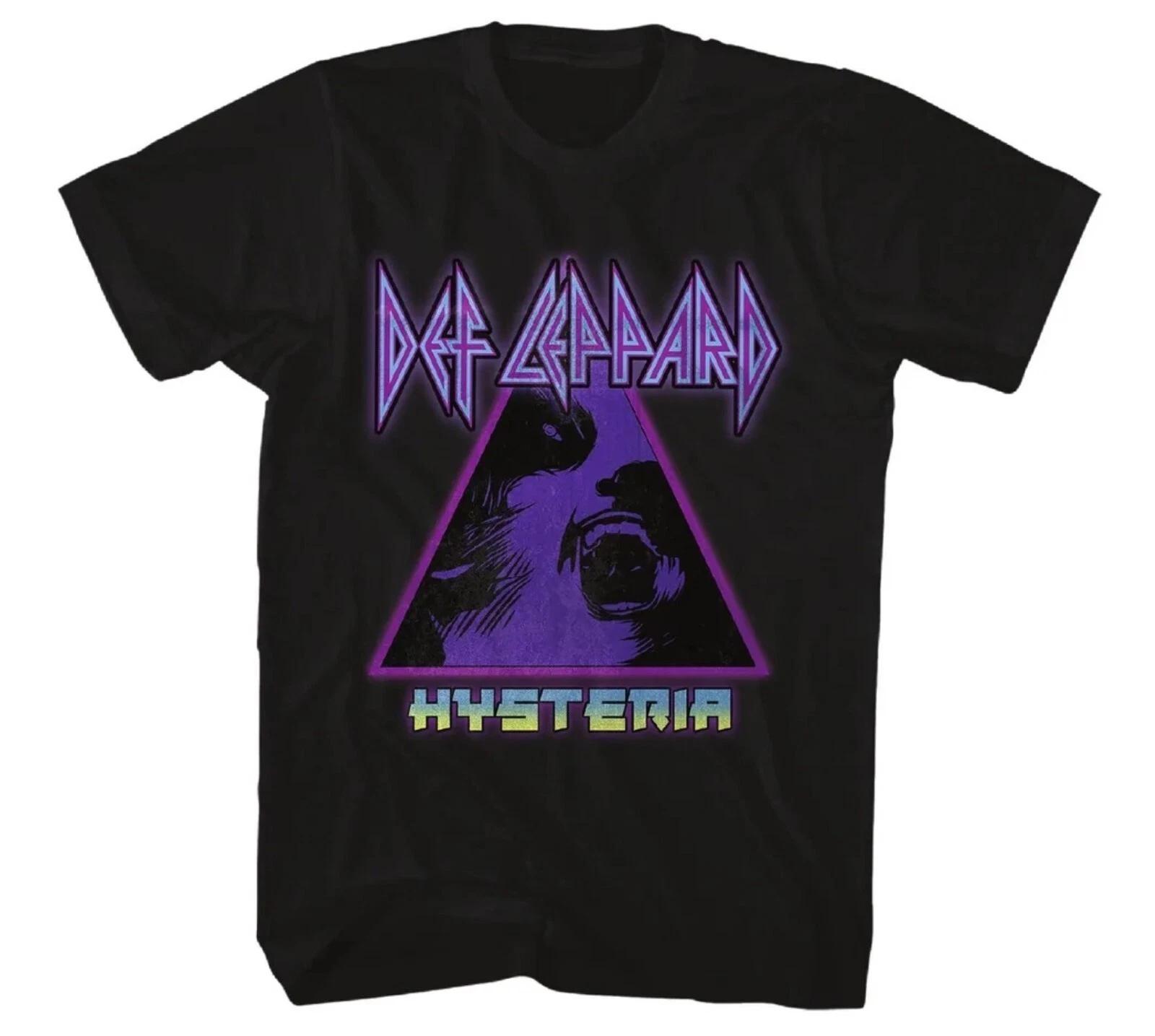 DEF LEPPARD cd cvr PURPLE HYSTERIA Official SHIRT XL New pyromania high n dry 2XL