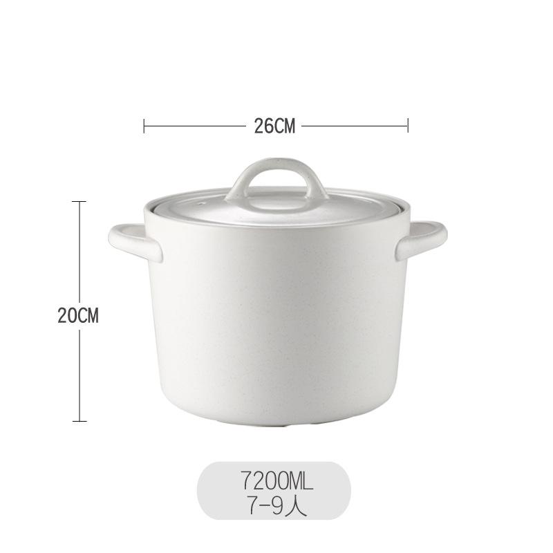 Japanese-Style High Temperature Resistant Stone Pot Casserole for Making Soup Large Capacity Ceramic Pot Chinese Casseroles Gas