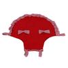 Cute Vintage Women Apron Bowknot Lace Decoration with Pocket for Kitchen Cooking SuppliesRed