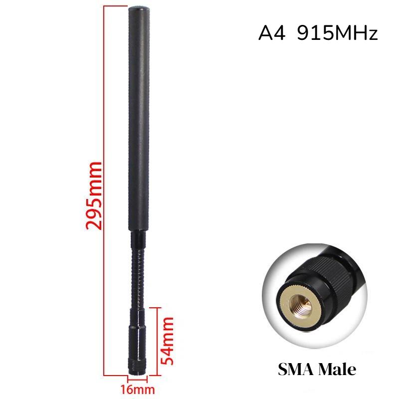 1Pcs Gooseneck Antenna 868-915Mhz 4G 5G Lte 2.4G 5.8G Uwb Omnidirectional Wifi Router External Remote Antenna Sma Male Head