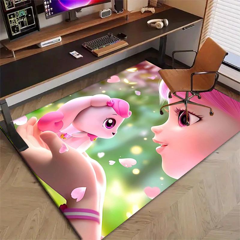 1pc Catch Teenieping Magic Sweethear (6) Design Printed Area Rug Carpet for Bedroom Living Room Home Decor Rugs Mat Non Slip Mat Rug for Bedside
