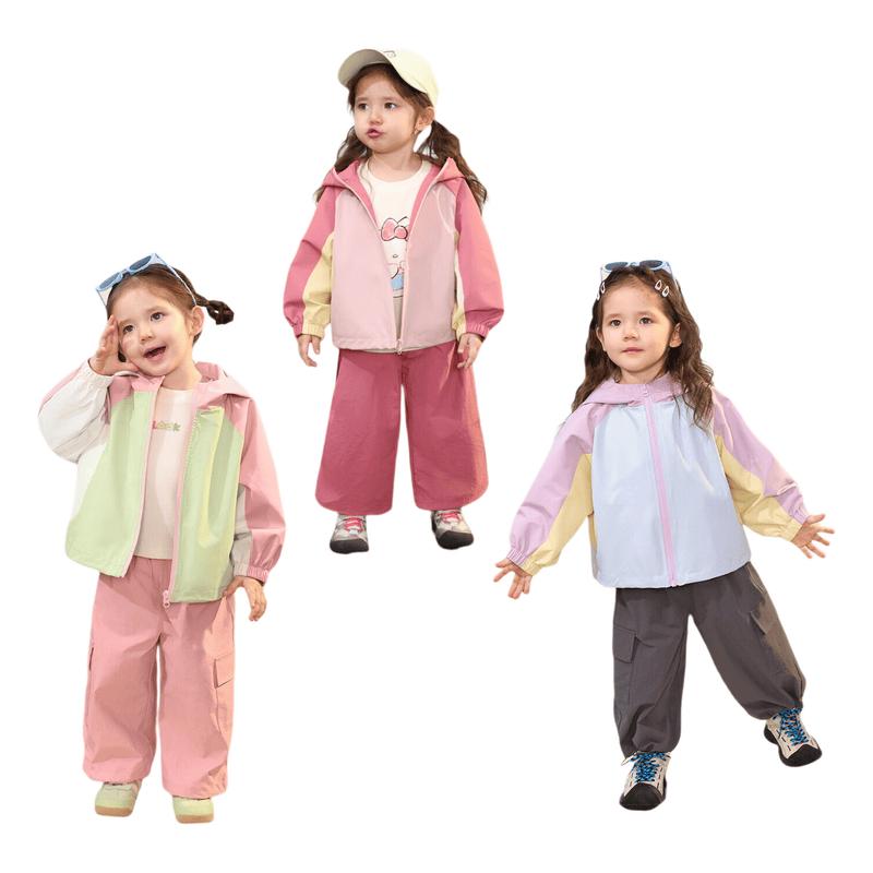 LUSON Baby Girls  Waterproof Windbreaker Jacket 120