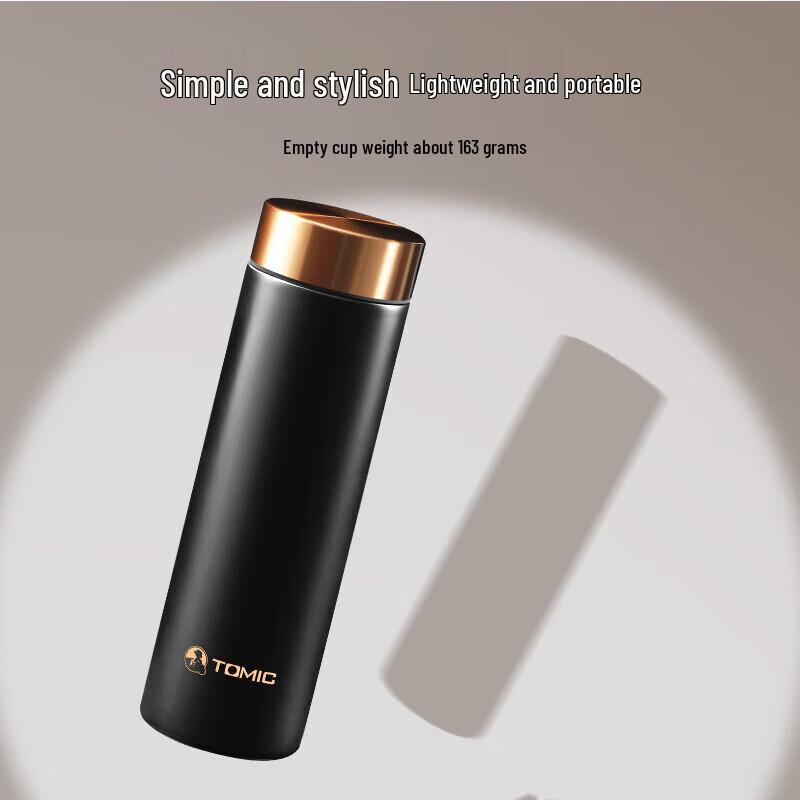 TOMIC Elegant Ceramic Lined 300ml Thermos Bottle