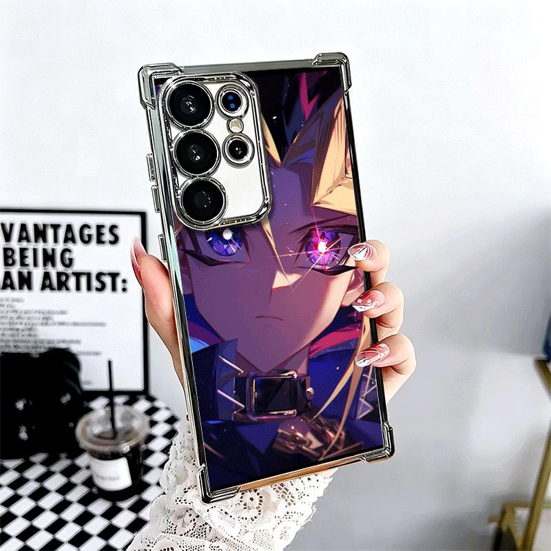 

Yu-Gi-Ohs Anime Soft Phone Case For Samsung Galaxy S26 Ultra S25 Edge S24 FE S23 Plus S22 S21 + S20 Plating Anti-Fall Fundas Samsung S26