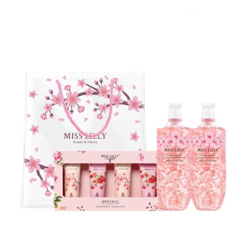 Miss Lilly Cherry Blossom Shower & Hand Care Gift Set