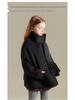 Girls' 2025 Double-Sided Wool Coat - Winter Warm, Collarless, Loose-Fit Layering Coat