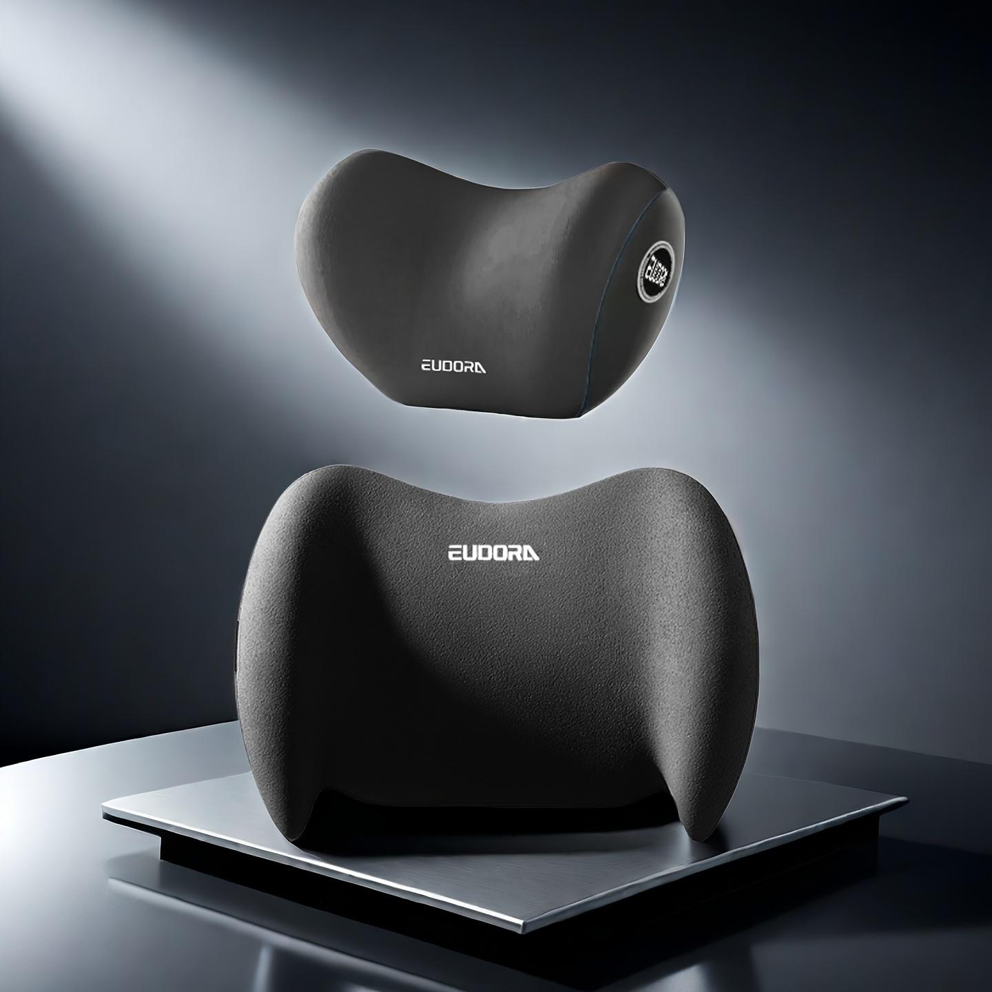 

1 комплект из 2 эргономичных автомобильных сидений, 1 подголовник, 1 подушка для поясницы, комплект для поддержки, подходит для различных моделей сидений, прост в установке, идеальный подарок 2pcs чёрный