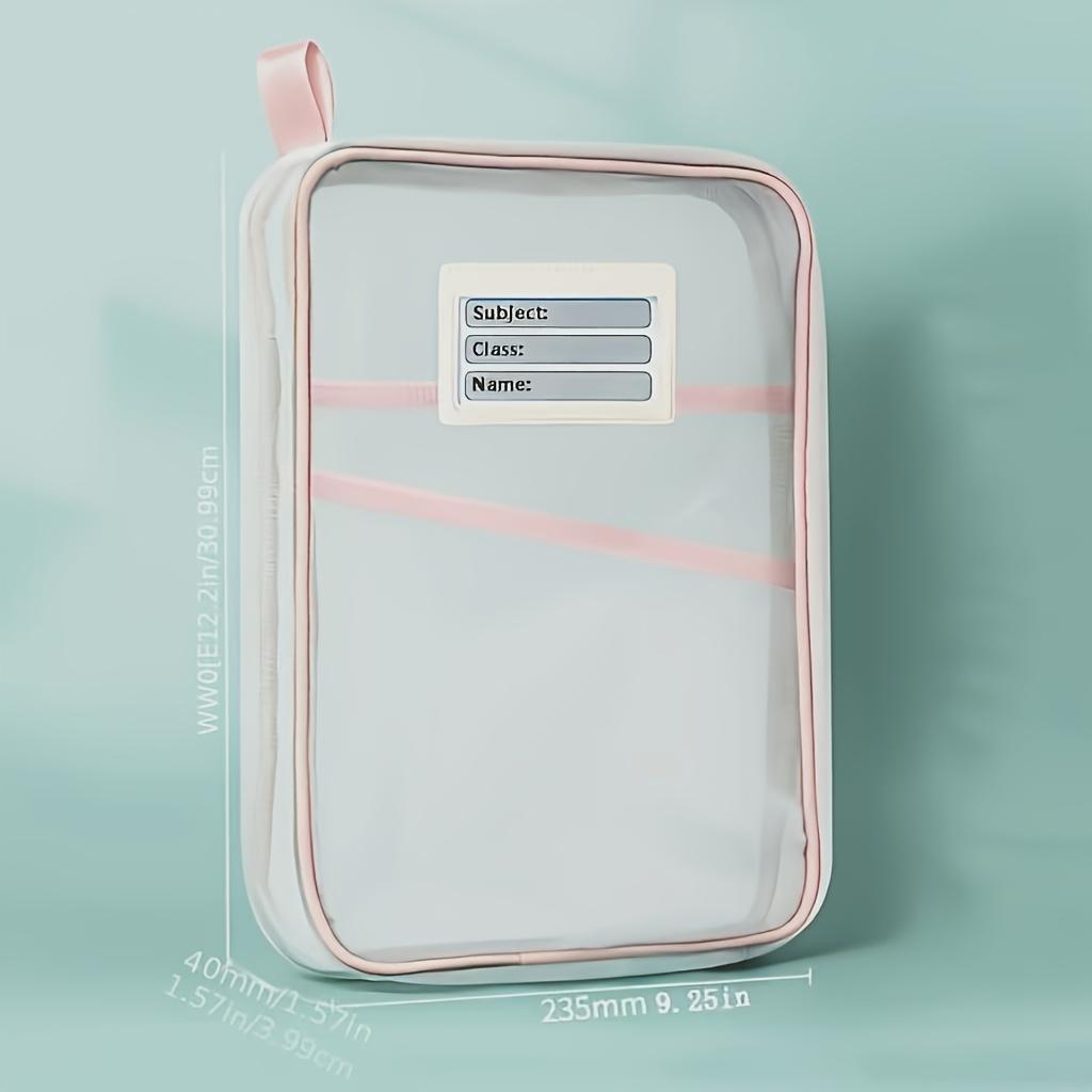 

Zippered File Bag - Durable Nylon Document Storage, Zippered Handbag, Perfect for Students and Professionals, Portable File Bag | Durable Nylon Bag