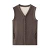 [Ultrawarm] Herrenweste aus Seide, Wolle und Samt für Herbst/Winter – perfekt für Menschen mittleren und höheren Alters.