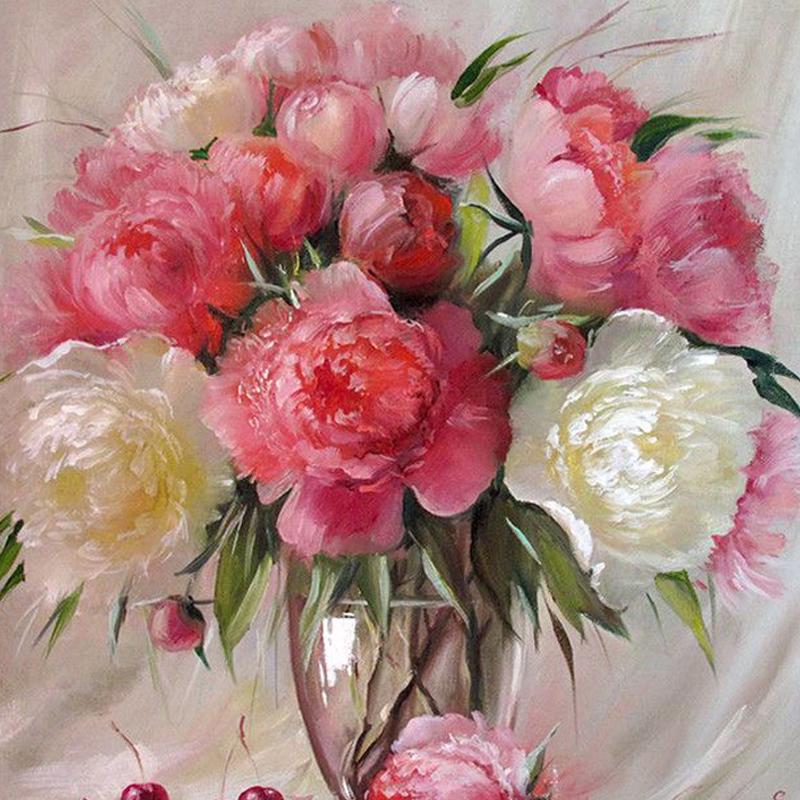 Buy 25x30CM 5D DIY Full Round Diamond Paint Diamond Embroidery Picture