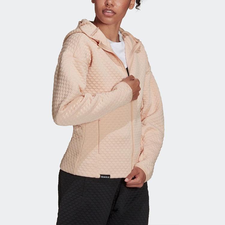 (WMNS) adidas Z.N.E. Sportswear Full Zip Hoodie Asia Sizing 'Pink' Women's H42063
