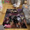 Tappeti Classici Cartone Animato J-JoJo's Bizarre Adventure Tappeto Antiscivolo per Soggiorno Tappetini per Camera da Letto dei Bambini Tappeto da Gioco Tappeto Grande Decorazione