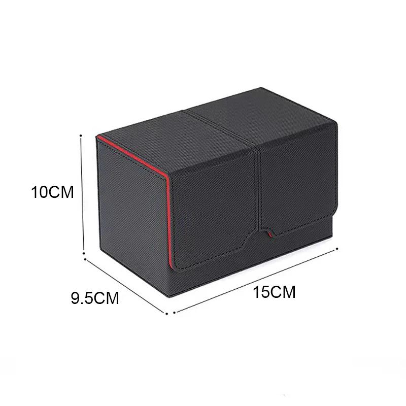 Card Storage Box Card Box Big Case Mezzanine Storage Box Top Side Installation Toys Games Collection Card For Trading Games Toys