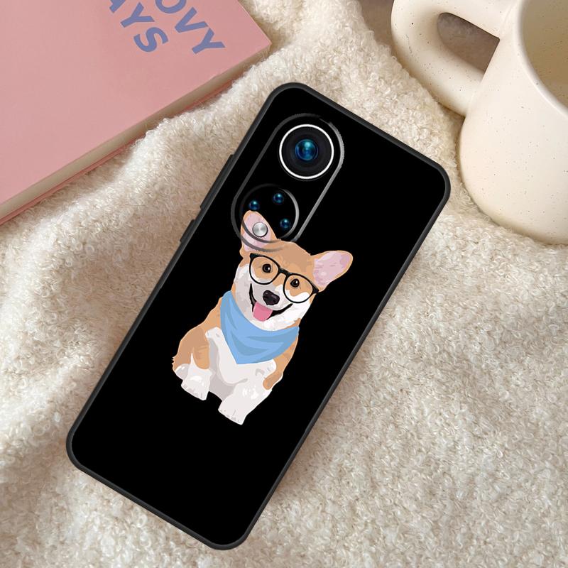 Cartoon Corgi Case For Honor 200 Lite Magic 7 5 6 Pro Honor X9c X9b X9a X8b X8a X8 X9 50 70 90 Lite Coque