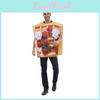 Halloween Food Costume For Adults With Polyester Fabric For Themed Parties And Stage Performances
