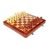 StonKraft Handcrafted Premium Wood 31 X 31 Cm Chess Set - Rosewood Folding Magnet Set with Storage