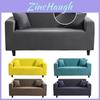 Elegant Solid Color Stretch Sofa Cover With Jacquard Design For Modern Furniture Protection