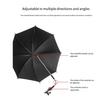 Baby Stroller Umbrella with Clamp UPF 50+ Sun UV Protection Adjustable Waterproof Windproof Universal Outdoor UV Blocking Pram Parasol