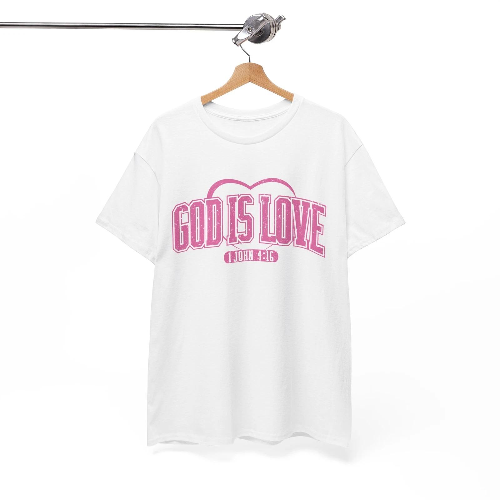 Faith Hope Love T-Shirt | Christian Inspiration Tee | Jesus Message Shirt S