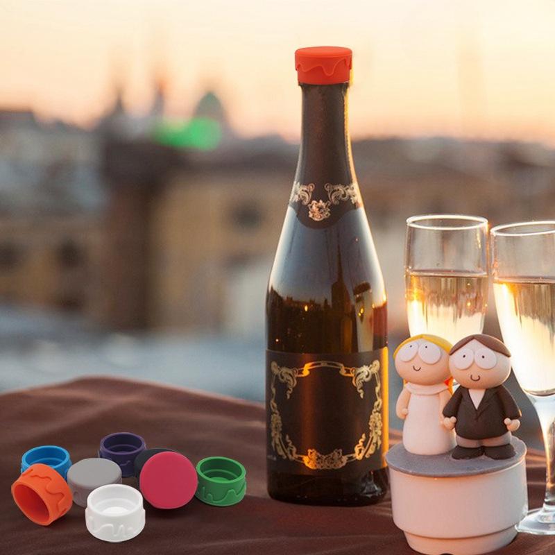 Silikon-Flaschenverschluss, Weinverschluss, Silikon-versiegelter Flaschenverschluss, Bierverschluss, weicher Gummideckel