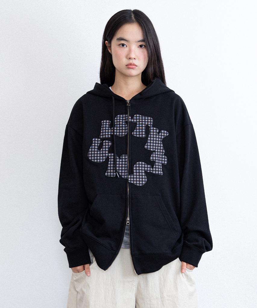 Istkunst Circle Logo Hood Zip Up_Black(Ik2Ffmm481A)