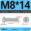 4.8 Grade Galvanized Phillips Round Head Screw (M2-M8)