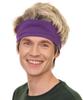 Wigs2you H-5628 Premium Adult Men's Kung Fu Cobra Hero Wig with Headband, Soft Synthetic Hair, Perfect for Halloween and Parties