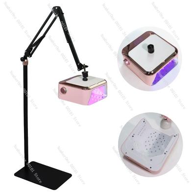 Rechargeable Induction Foot Nail Lamp Set,Battery-powered Light Therapy Lamp with Foot Stand for Nail Salons Home Beauty Care