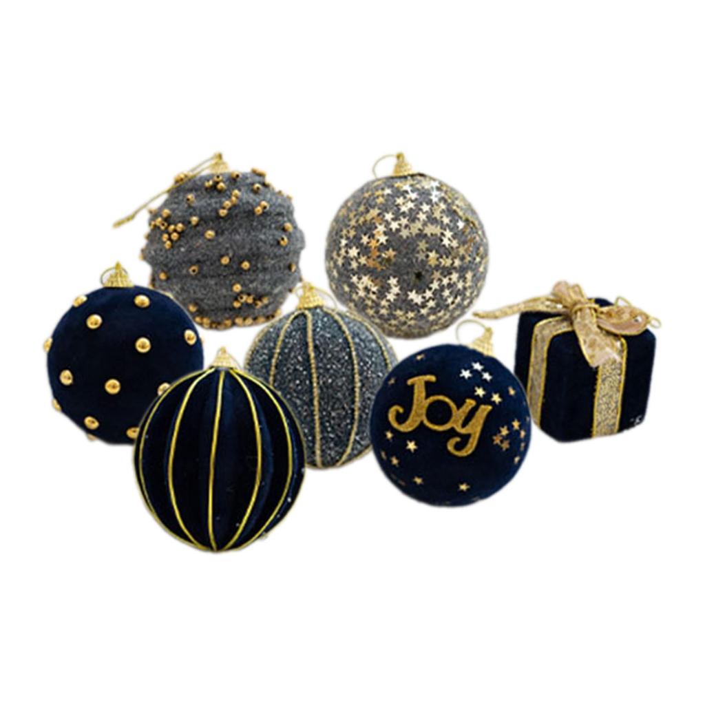 Christmas Balls Ornaments Christmas Tree Decorations DIY Hanging Balls for Holiday Celebration Valentine's Day Home Anniversary