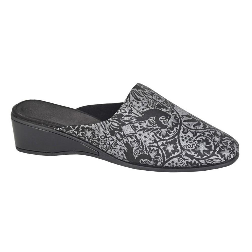 Sleepers Womens/Ladies Priya Brocade Mule Slippers