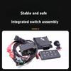 Modified Aircraft Switch Button Assembly Interior Roof Light Switch For 23-24 Ford Ranger