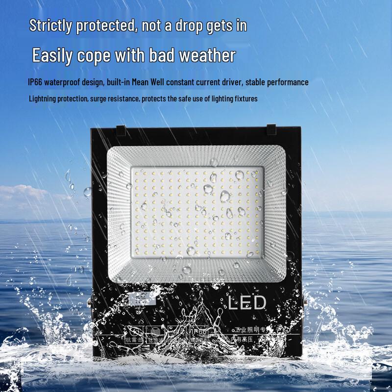 NuFeng 400W LED Floodlight, 4000K Neutral White