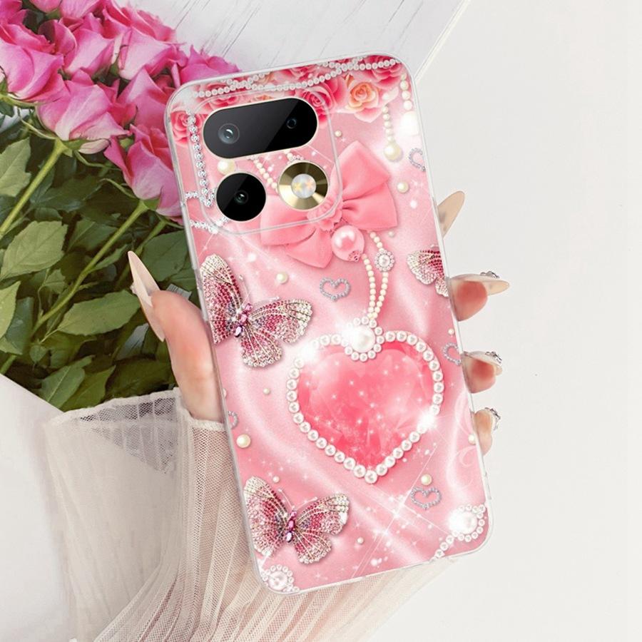 For Realme 16 Pro Case Flowers Butterfly Painted Cover Soft Silicone Casing For Realme16 16Pro 16 Pro+ Plus Phone Case