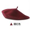 Autumn Winter French Beret Wool Pumpkin hats for women Ladies Female Outdoor Thick Warm Artist Caps Gifts