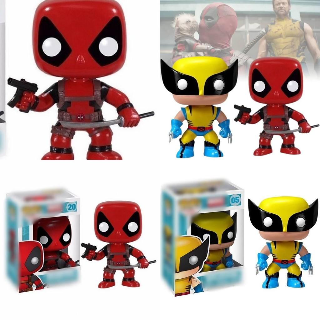 Wolverine 05 And Deadpool 20 Collectible Pvc Figure Set For Fans