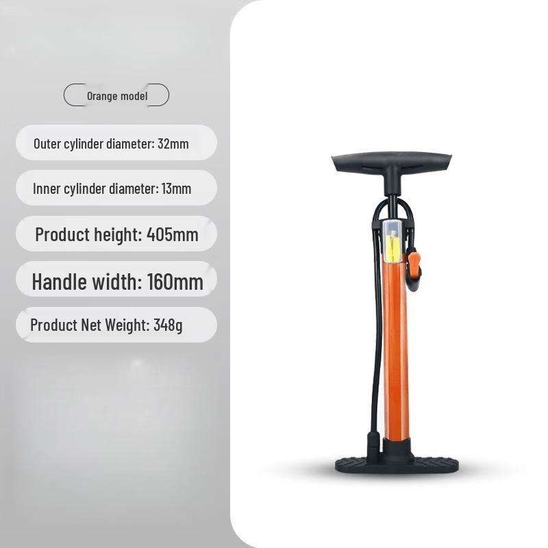 Lishi Multipurpose Foot Pump for Bicycles & E-bikes